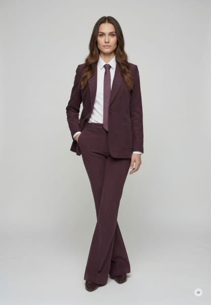 Corduroy tie