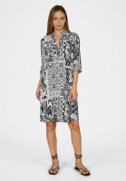 Kleid mit Patchwork-Print
