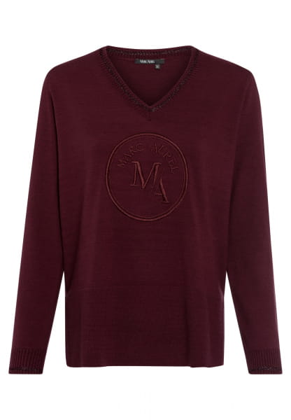 Pullover mit Logo-Stickerei