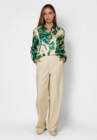 Cropped jacquard pants