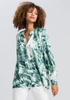 Blouse in tie-dye print