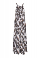 Neckholderkleid mit abstraktem Animalprint