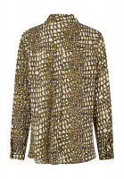 Hemdbluse mit Reptilienprint