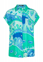Shirt with tropical print