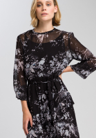 Dress with delicate flower pattern