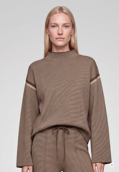 Pullover mit Seitenstreifen