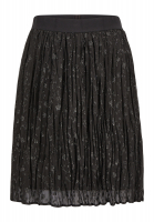 Pleated skirt from metallic jacquard