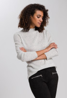 Fine knit sweater in soft material quality
