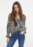 Bluse im Blow-Up Paisley Print