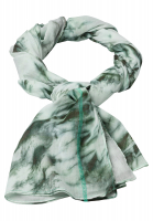 Rectangular scarf in tie-dye print