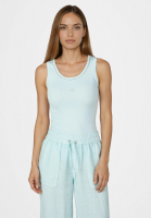 Ribbed shirt with heart hotfix