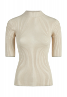 Ribbed turtleneck sweater