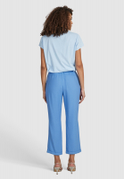 Structured viscose trousers
