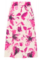 Midirock mit Blumendruck