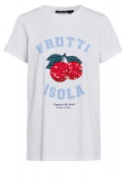 T-shirt with Frutti Isola print and embroidery