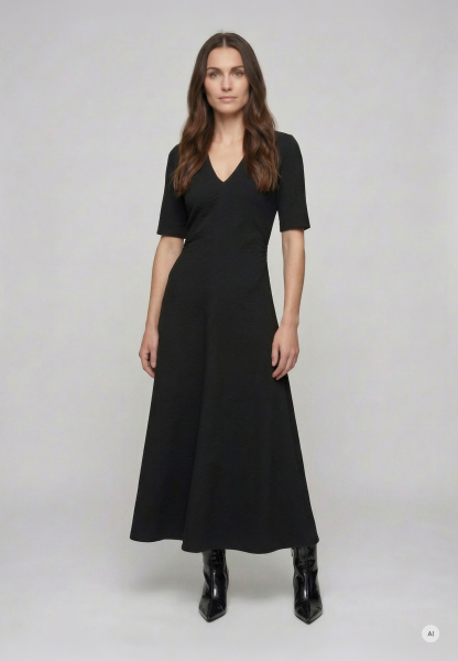 Midikleid mit Milano-Ärmel