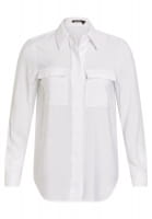 Bluse mit Satin-Details