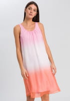 Layered dress with Batik print