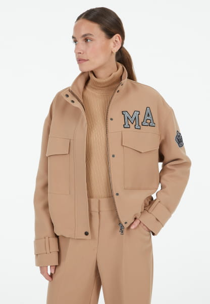 Jacket with badges