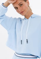 Slip-on blouse in striking hoodie style