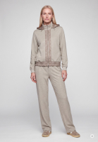 Jersey pants with an elastic waistband
