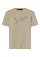 Shirt mit Print und Pailletten