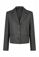 Verkürzter Blazer mit Glencheck