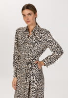 Dress with leopard print