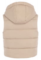 Puffer vest with hood