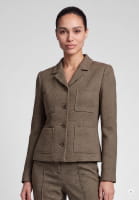 Blazer aus Multicolor-Jersey