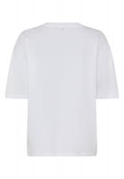 Shirt with black and white photo print