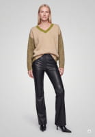 Pullover mit Farb-Patchwork