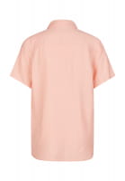 Short-sleeved blouse in a crinkle look