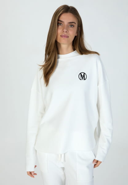 Sweatshirt with embroidered logo