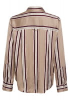 Blouse with stripe print
