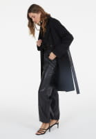 Kunstleder-Hose im Workwear-Look