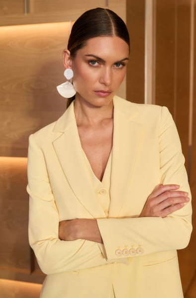 Blazer in softly draping fabric