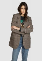 Blazer with classic check pattern