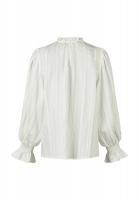 Boho-style striped blouse