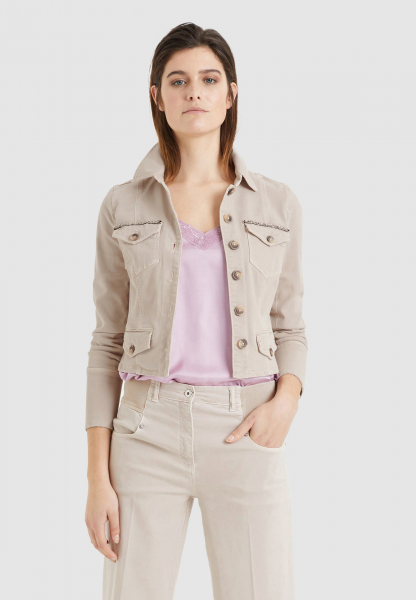 Field jacket made from sustainable Tencel blend