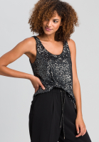 Top from sequin jersey