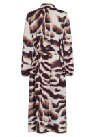 Kleid mit abtraktem Animalprint