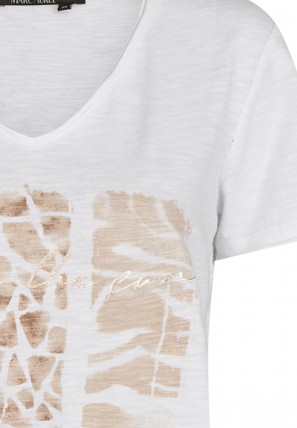 T-Shirt mit abstraktem Animalprint