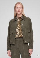 Cordjacke mit Ballonsaum