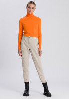 Turtleneck sweater made of soft fine knit