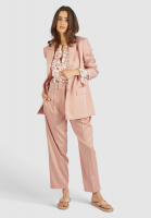 Batiste blouse with leo print