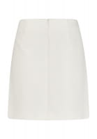 Skirt with herringbone texture