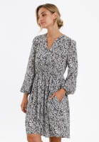 Kurzes Kleid mit Minimalprint