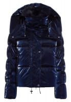 Puffer-Jacke aus schimmernder Optik