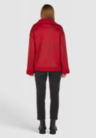 Faux fur zipper jacket